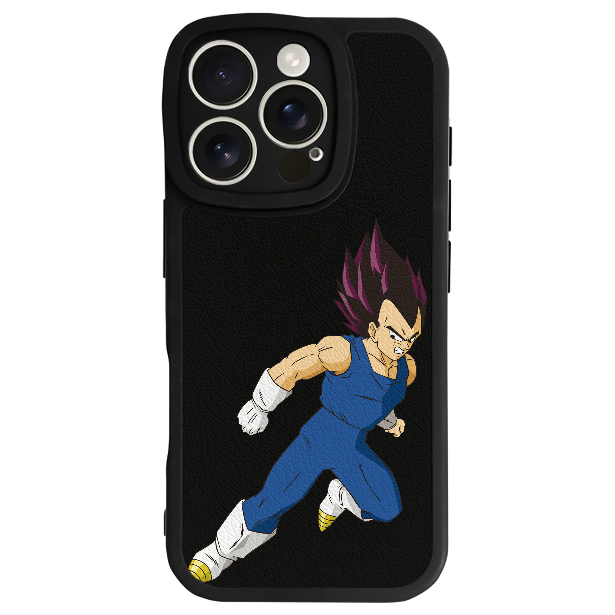 （画像用） ドラゴンボール ベジータ四世（Bejīta Yonsei）DRAGON BALL Vegeta IV 【iPhone 16シリーズ対応】シリコンスマホケース（レザー調） 材質：シリコン